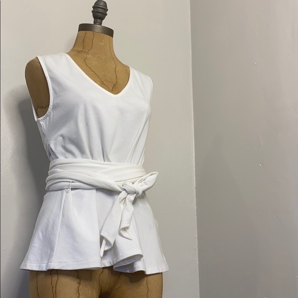 J.Crew wrap around white blouse SM - Picture 1 of 16